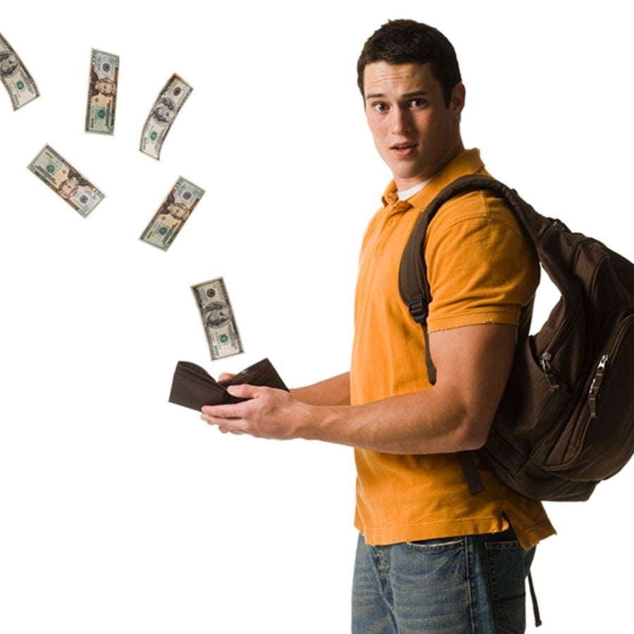 Молодой человек с деньгами