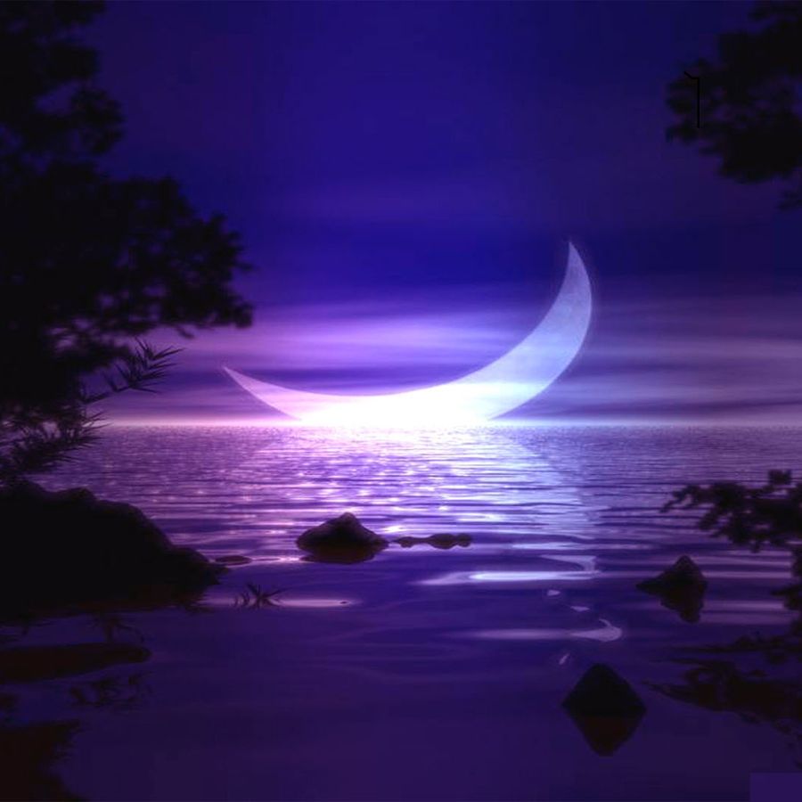 Полнолуние 66. Месяц и море. Луна вечером. Месяц над водой. Месяц над озером.
