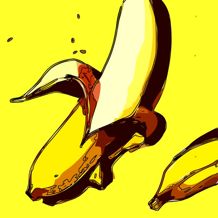 Стилизация банана