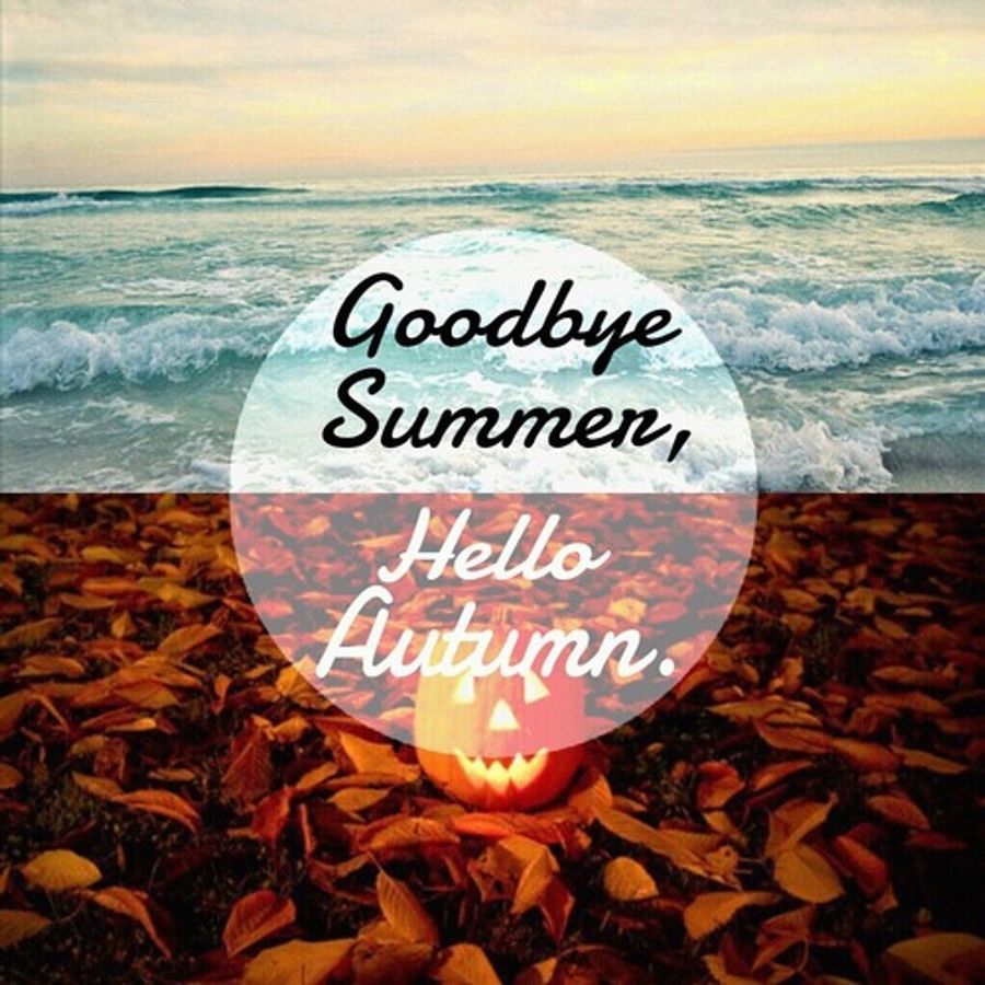 Прощай лето привет осень