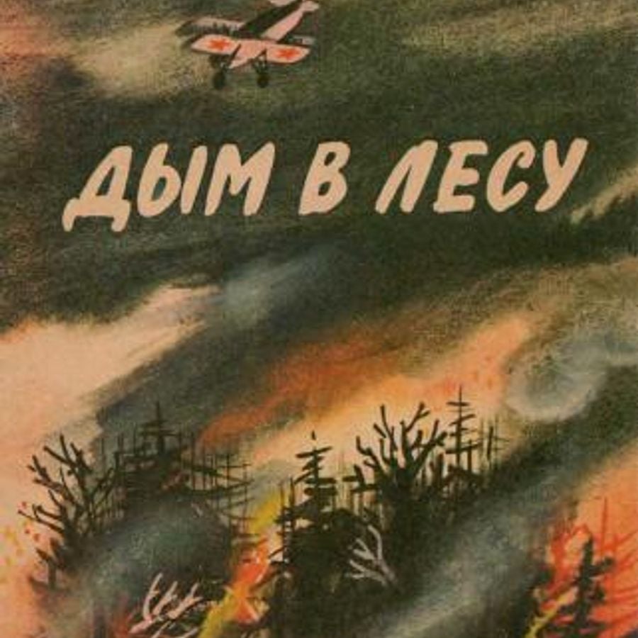 Книга Гайдара дым в лесу