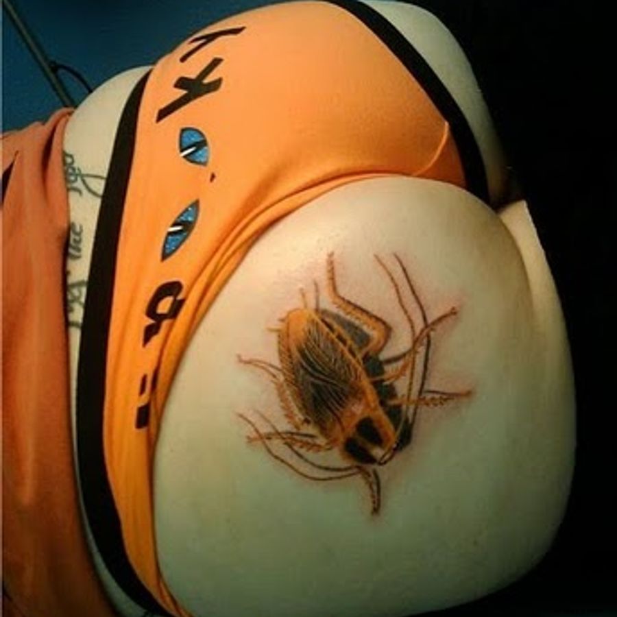 Purple-yellowish ass roach mix.