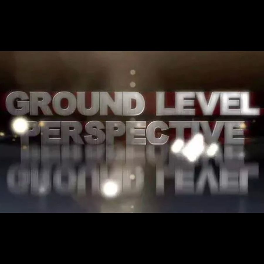 Grind level. Perspective ground Level.