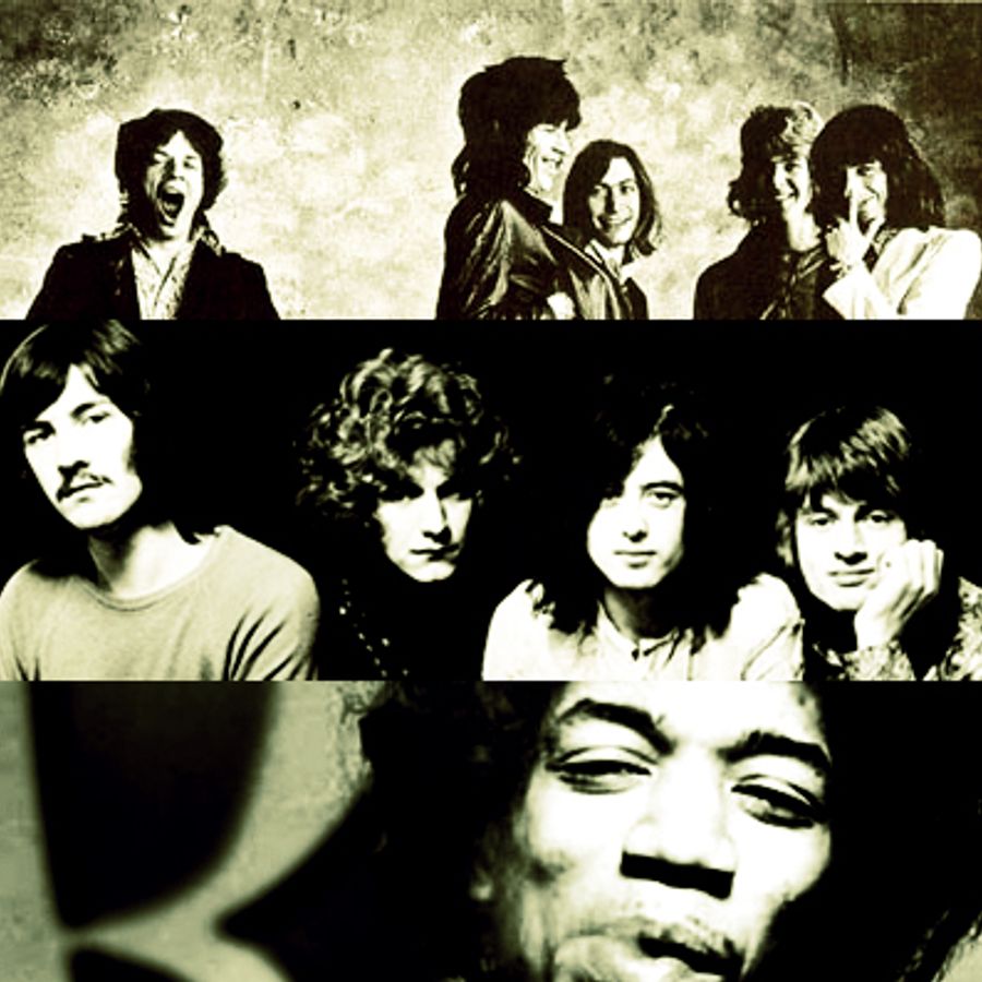 Only Rock N' Roll - 3 - Led Zeppelin + Rolling Stones + Jimi Hendrix by ...