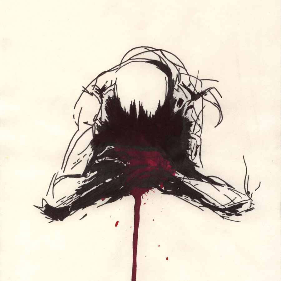 вырвать пусто. девушка с пустотой внутри. человек с дырой в сердце арт. пустота внутри. депрессивные иллюстрации.