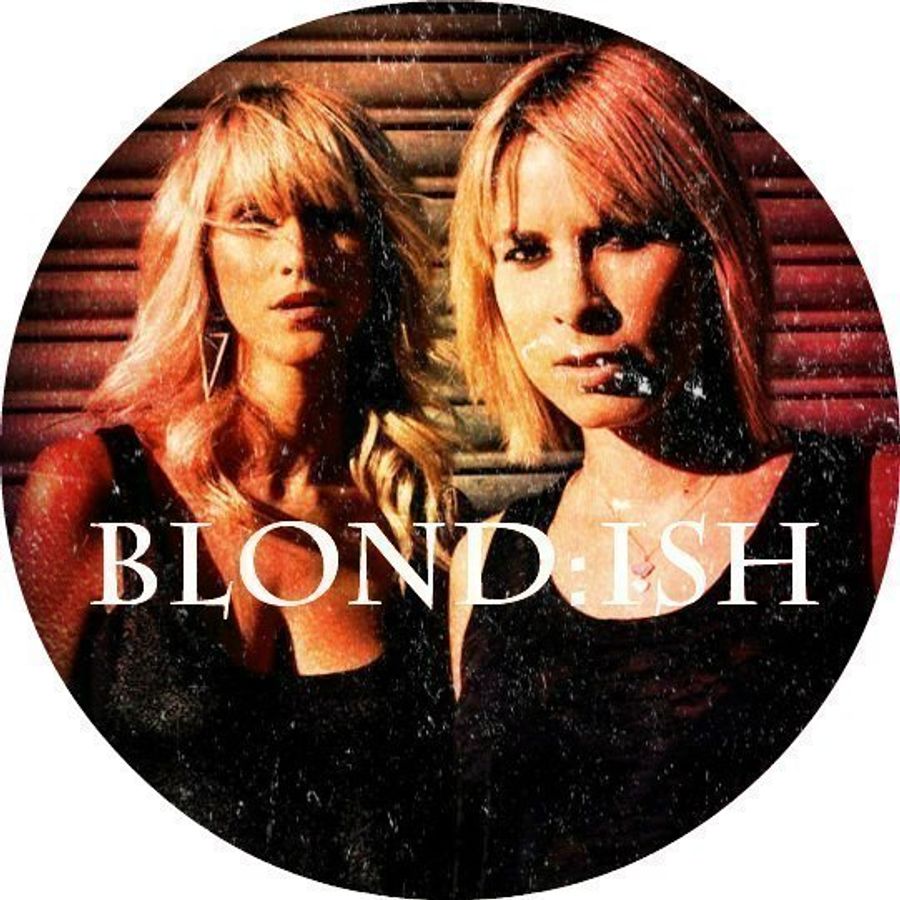 Blond ish. Blondish/brownish. Blondish top. Blond ish. Blondish dj.