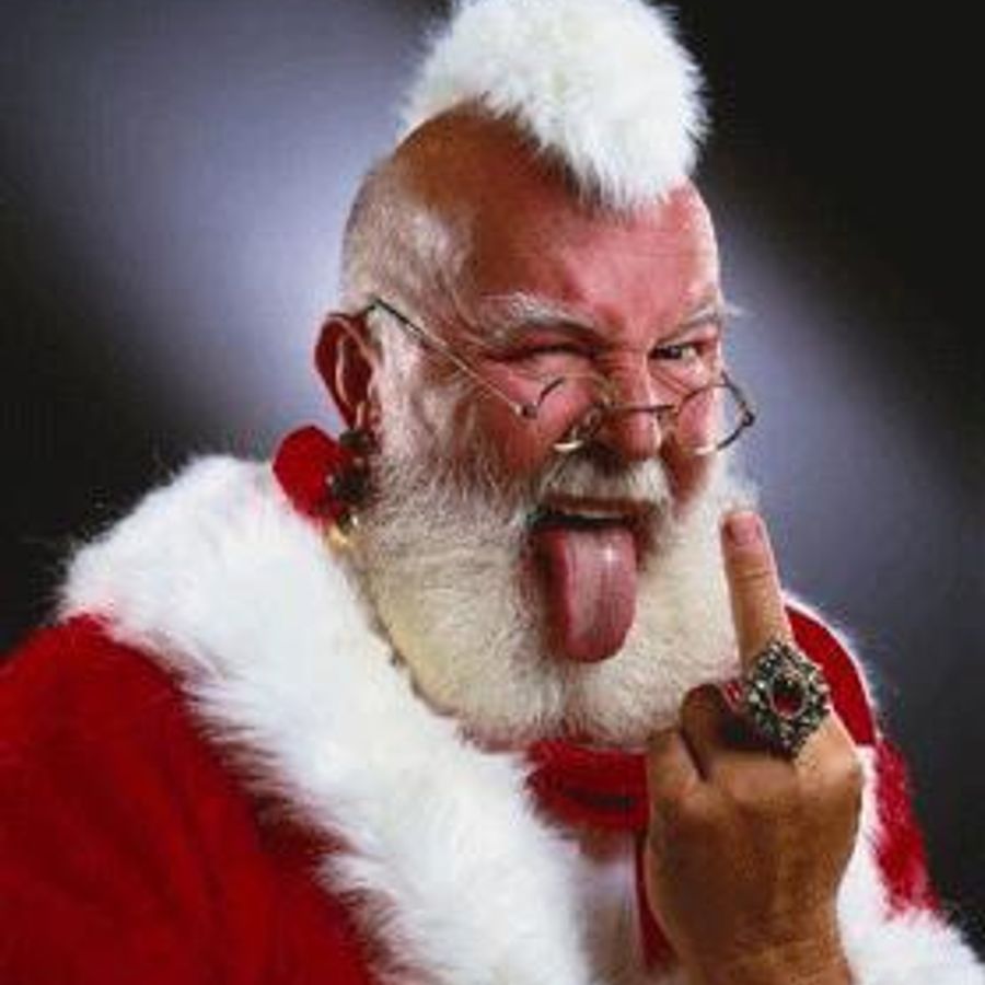 Санта Клаус с сигарой
