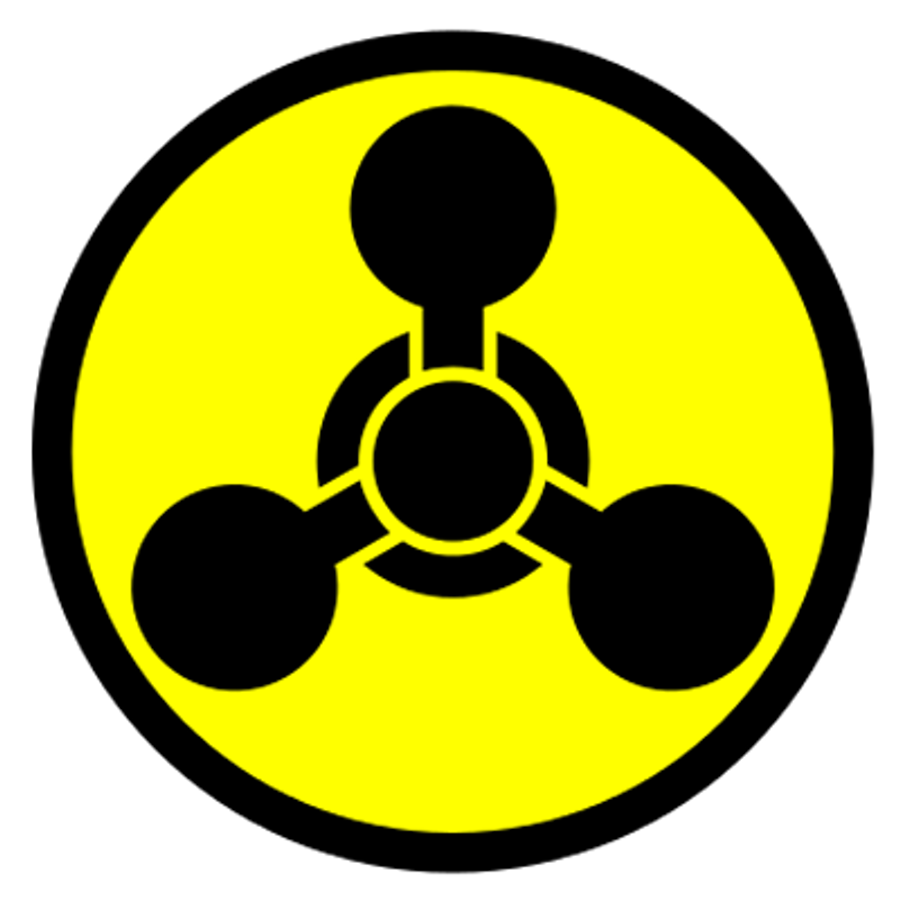 Значки био хим радиация