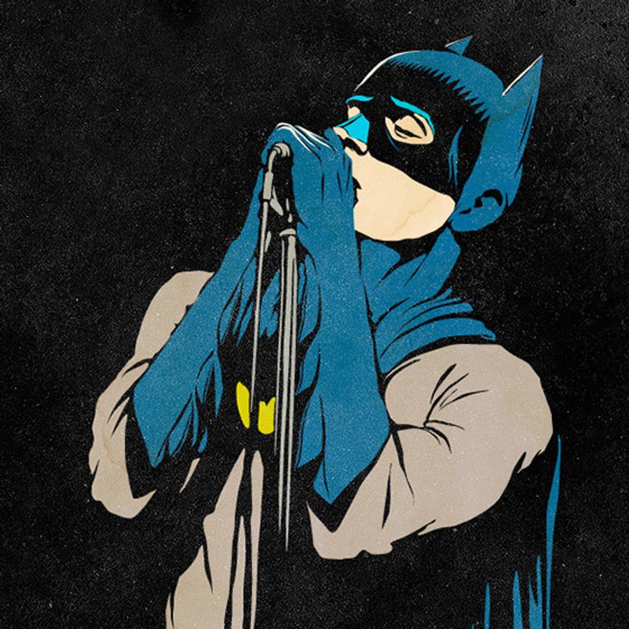 Бэтмен с микрофоном