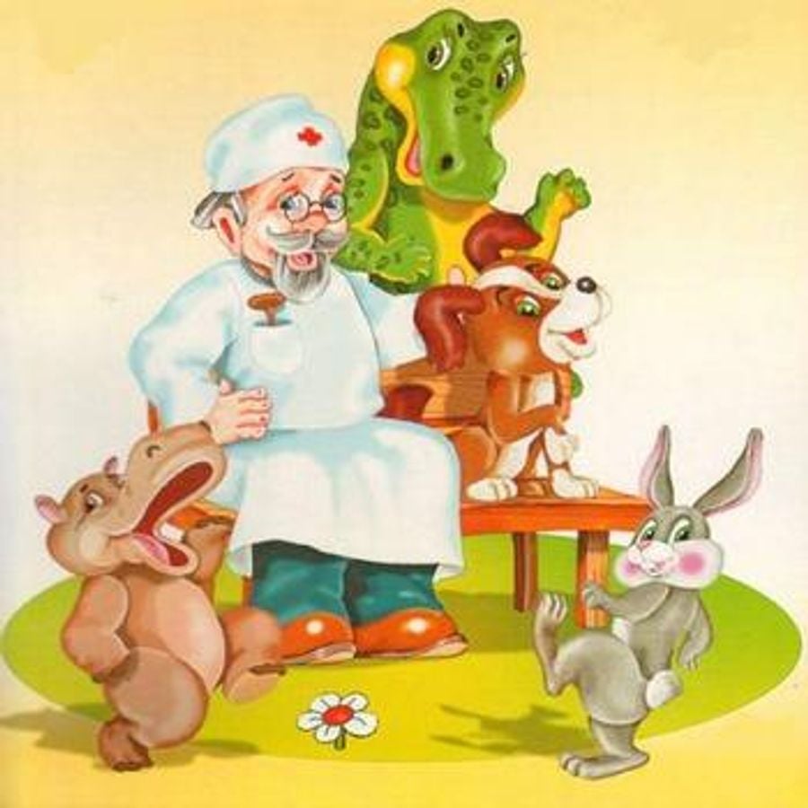 Картинка айболит с животными