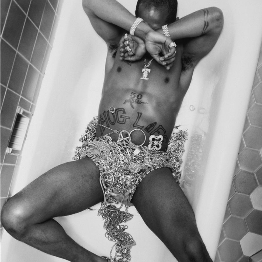 Картинка негр в пене