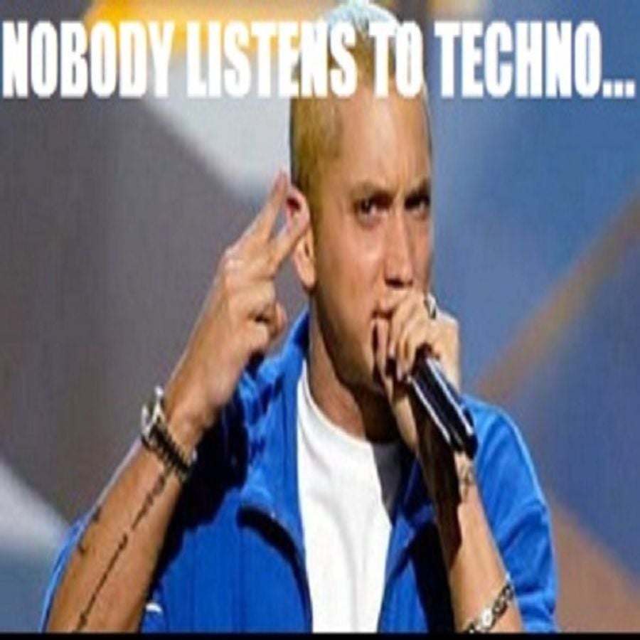 nobody listens to techno shirt