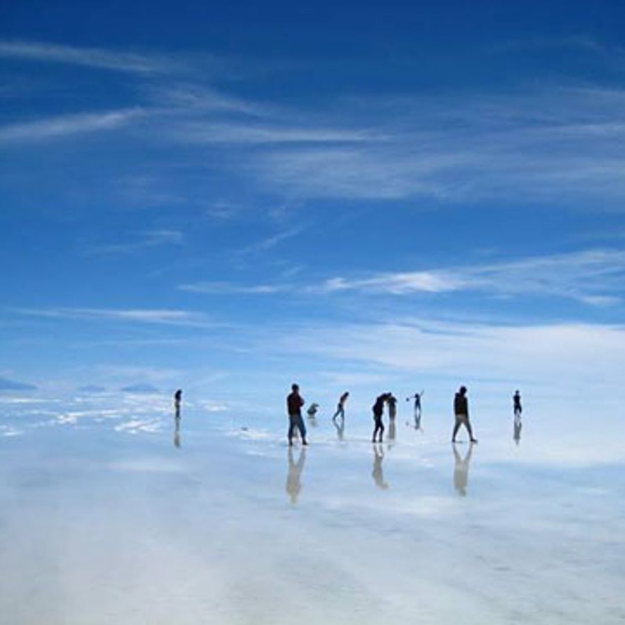 Соляное озеро Перу солончак Уюни