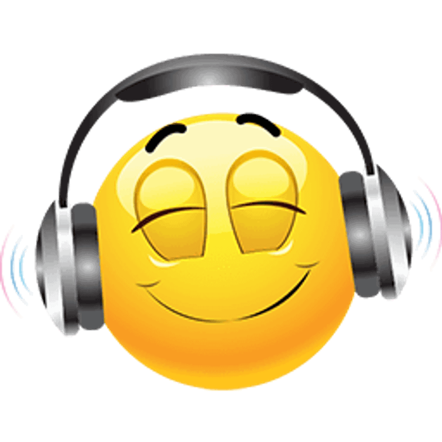 Музыкальный смайлик картинка