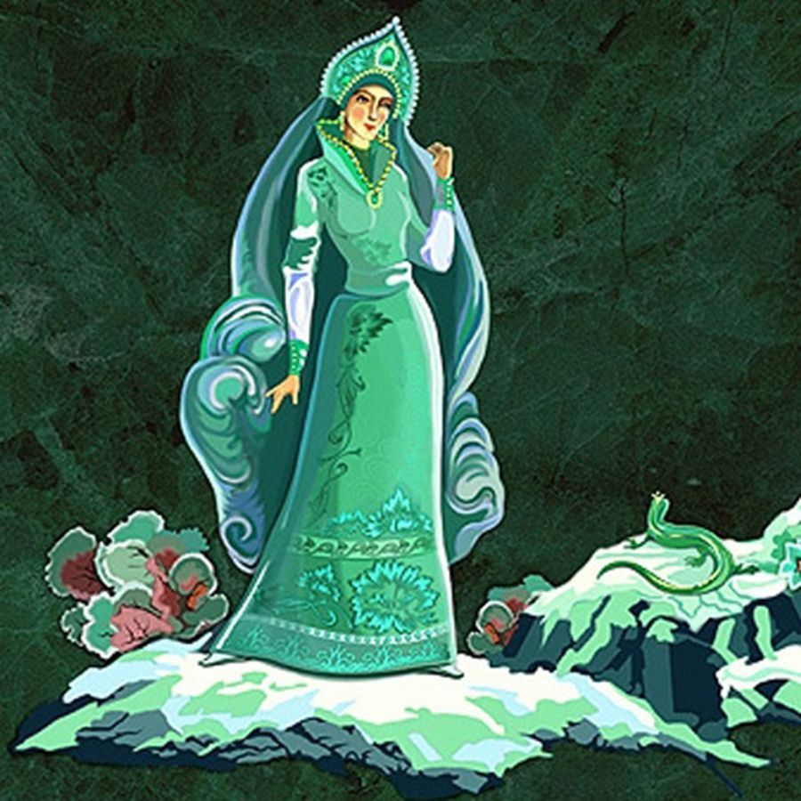 Картинка хозяйка медной горы из сказки бажова
