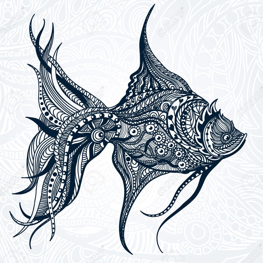 Abstract Fish vector