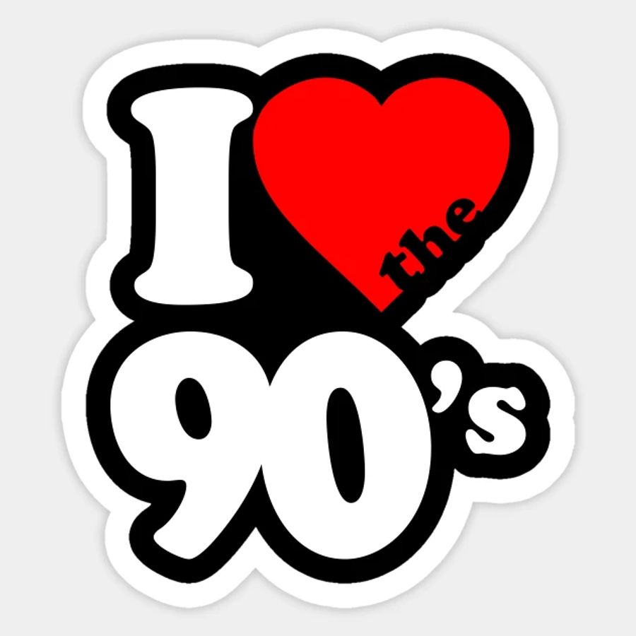 Песня 90 love. I Love 90's. Я люблю 90-е. Надпись i Love 90. Стикеры 90е