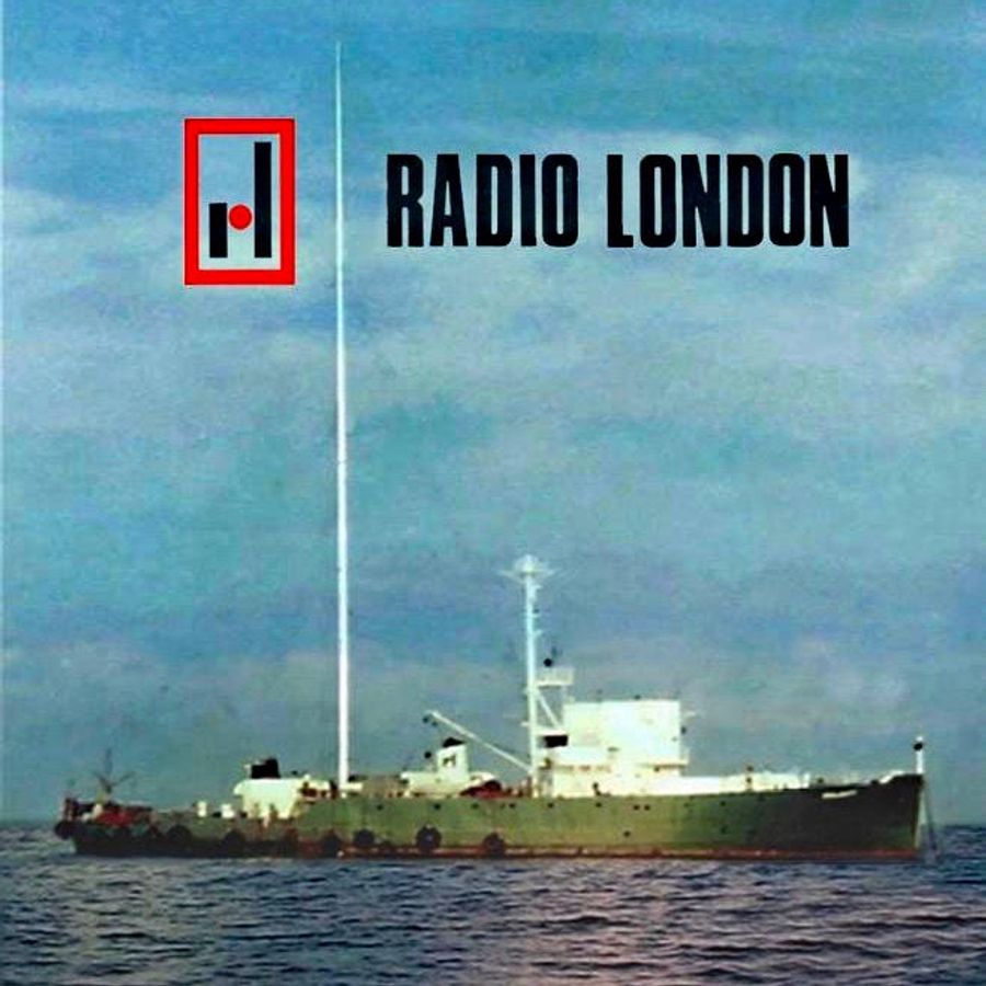 Radio London (Big L) Broadcasting from The North Sea 1967 by Brian