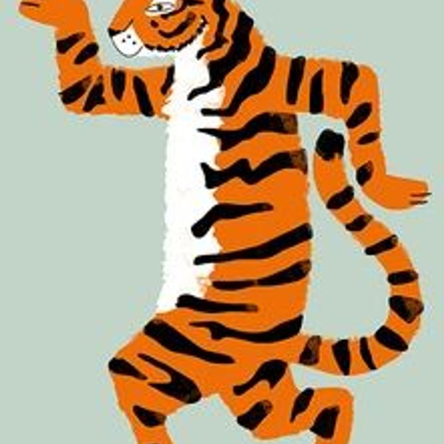 Длинный тигра иллюстрация