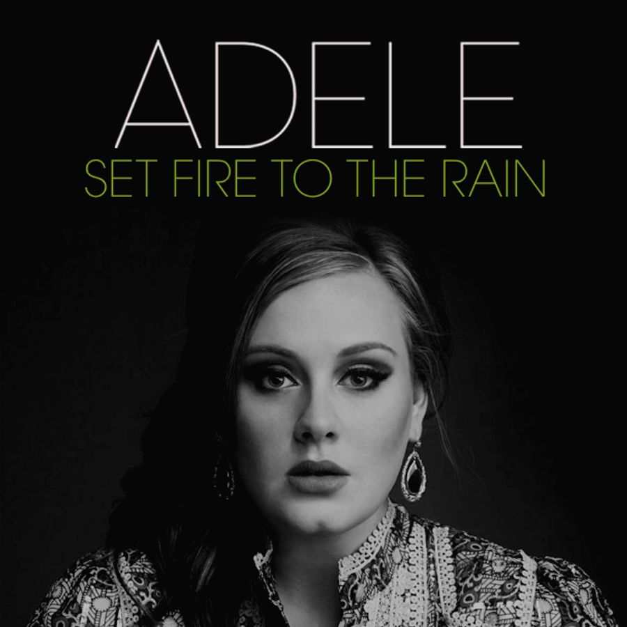 Adele set fire to the rain lyrics karaoke